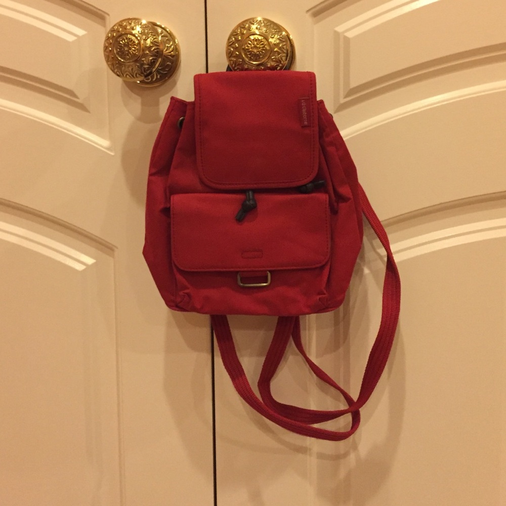 Liz Claiborne red mini-backpack!